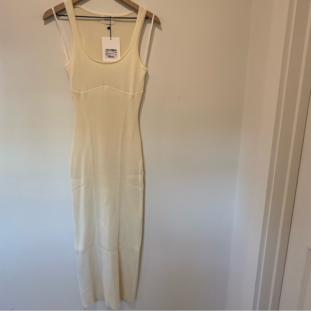 DISSH Milo Lemon Knit Maxi Dress